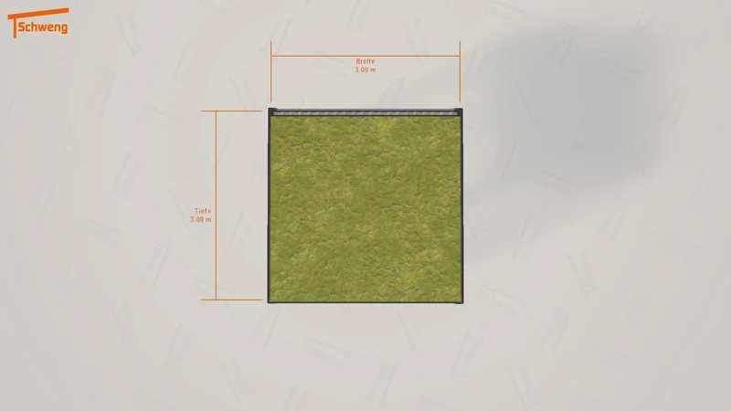 #DE Schweng Flachdachcarport C600+ (ID mjvx95) #MTG