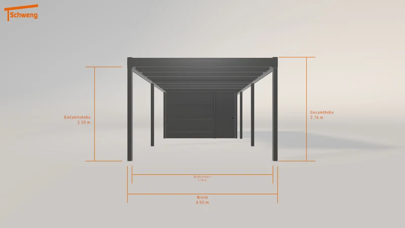 #DE Schweng Flachdachcarport C600 (ID zb3pzw) #MTG