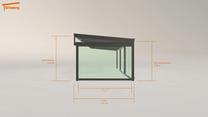 #DE Schweng Terrassenüberdachung S400 (ID 425mxd)