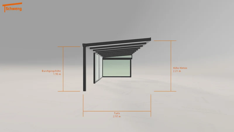 #DE Schweng Terrassenüberdachung S400 (ID 425mxd)
