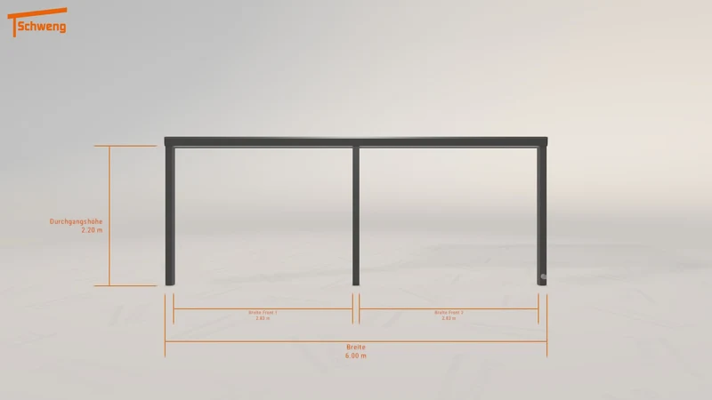 #DE Schweng Terrassenüberdachung S400 (ID bkdxqp)