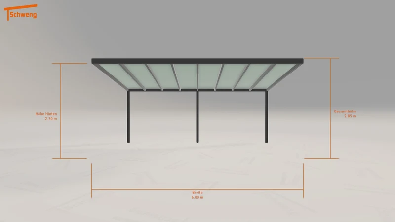 #DE Schweng Terrassenüberdachung S400 (ID bkdxqp)