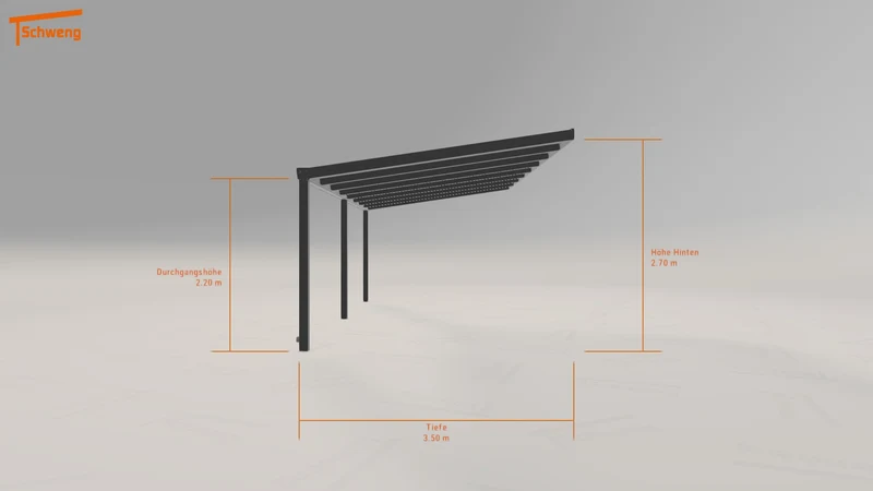 #DE Schweng Terrassenüberdachung S400 (ID bkdxqp)