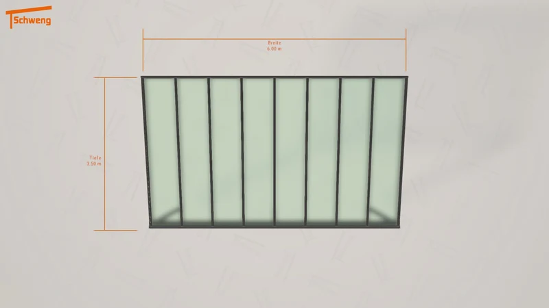 #DE Schweng Terrassenüberdachung S400 (ID bkdxqp)