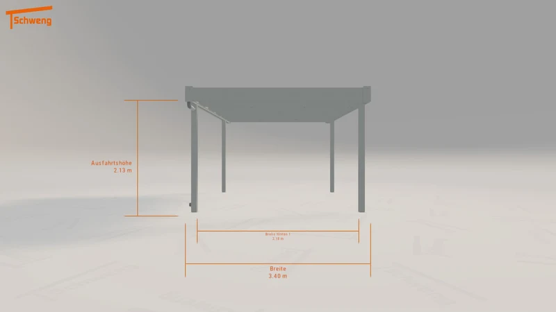 #AT Schweng Flachdachcarport C600 (ID 33yb8x) #MTG