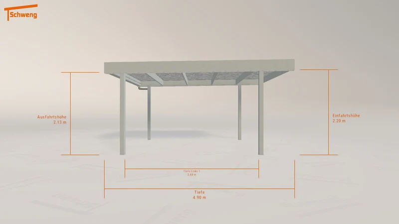 #AT Schweng Flachdachcarport C600 (ID 33yb8x) #MTG