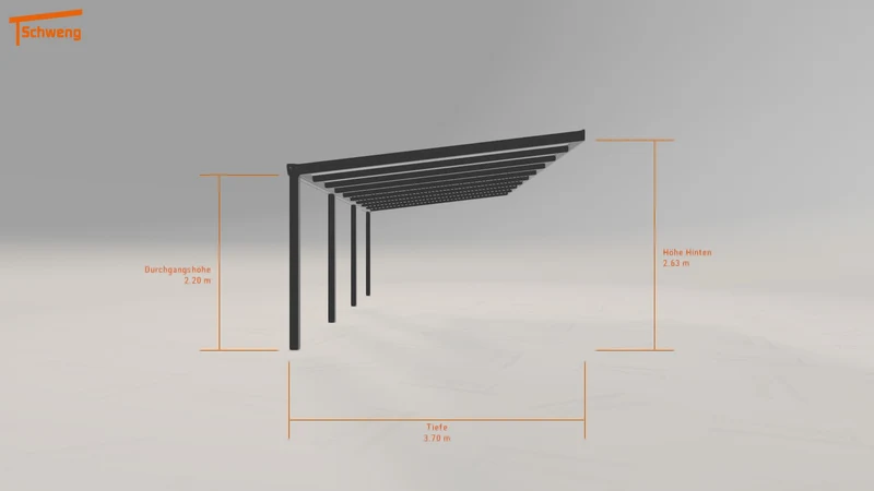 #DE Schweng Terrassenüberdachung S400 (ID mjvgg9)