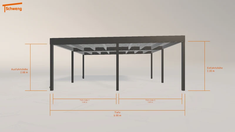 #DE Schweng Flachdachcarport C600+ (ID x7zp53) #MTG