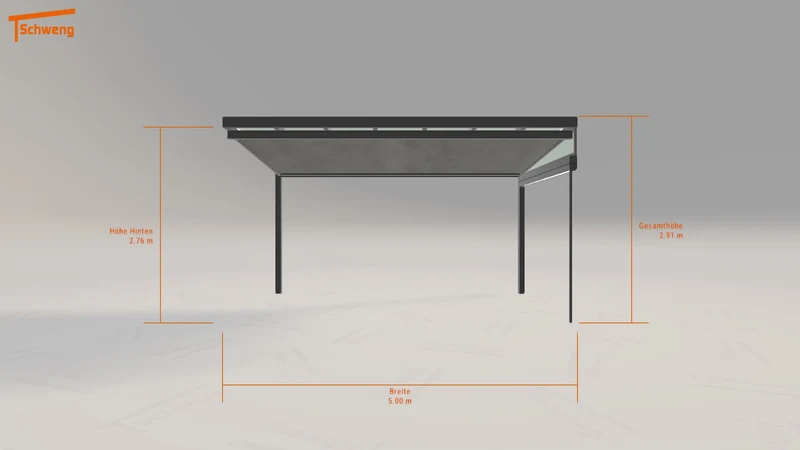 #DE Schweng Terrassenüberdachung S350 (ID mjv979)