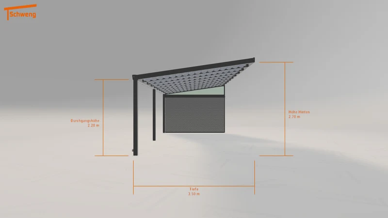 #DE Schweng Terrassenüberdachung S400 (ID qd9vy4) #MTG