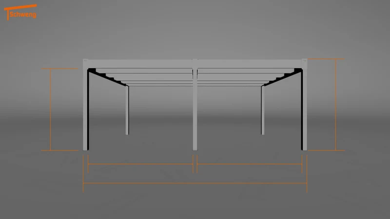 #AT Schweng Flachdachcarport C600 (ID w3jx2j) #MTG