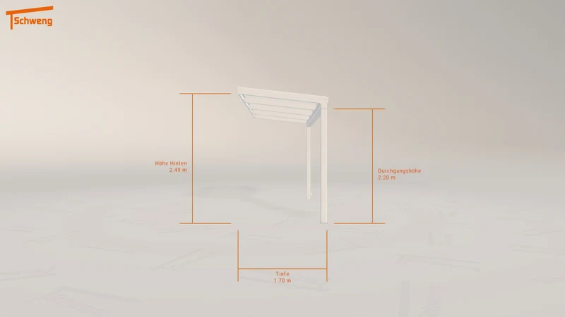 #DE Schweng Terrassenüberdachung S350 (ID 772bwp)