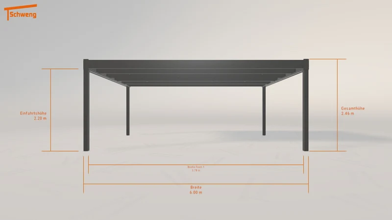 #DE Schweng Flachdachcarport C600 (ID dvdndy) #MTG