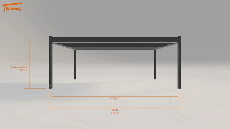 #DE Schweng Flachdachcarport C600 (ID dvdndy) #MTG