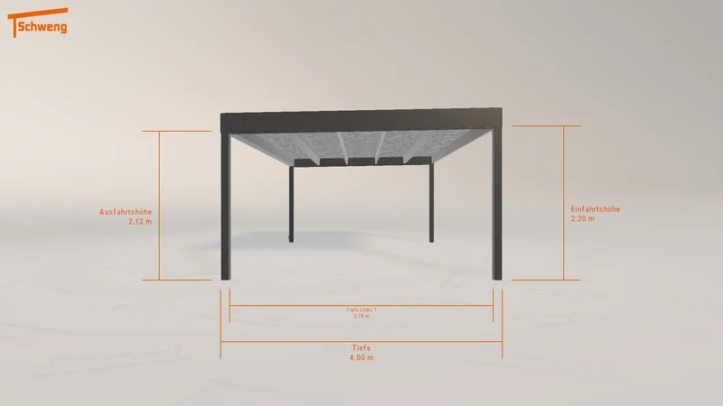 #DE Schweng Flachdachcarport C600 (ID dvdndy) #MTG
