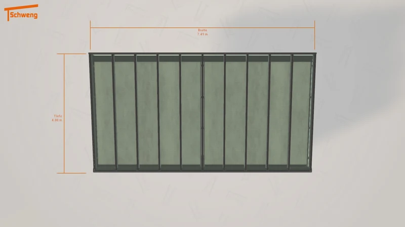 #DE Schweng Terrassenüberdachung S400 (ID 425w5m) #MTG