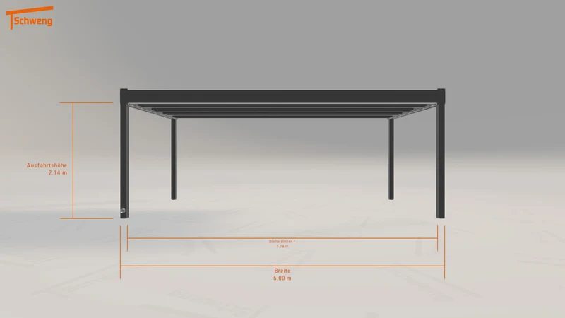 #DE Schweng Flachdachcarport C600+ (ID 85jpjq) #MTG