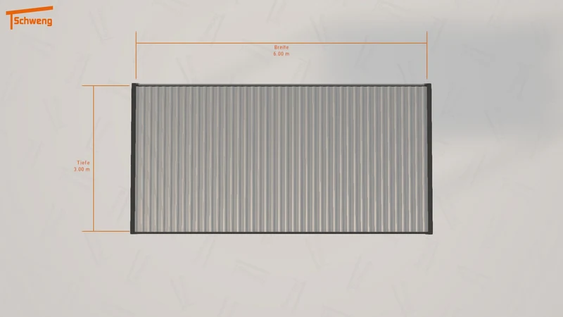 #DE Schweng Flachdachcarport C600+ (ID 85jpjq) #MTG