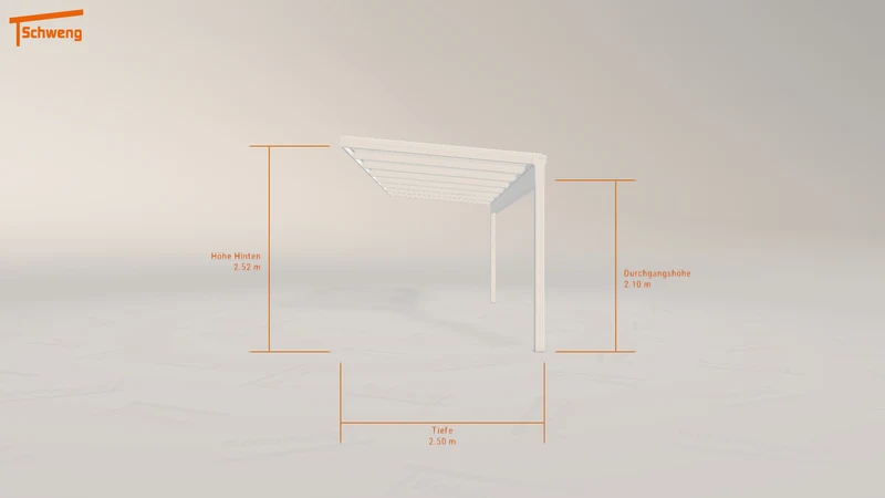#DE Schweng Pultdachcarport S350 (ID k2vrgg)