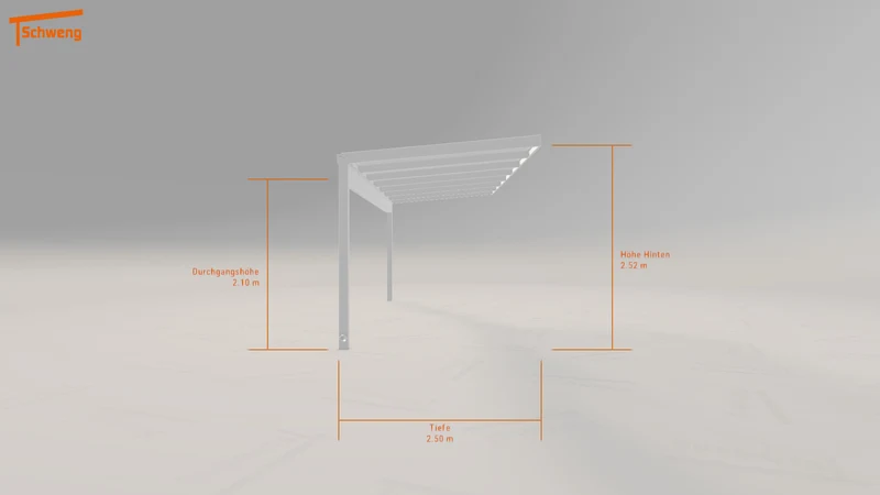 #DE Schweng Pultdachcarport S350 (ID k2vrgg)