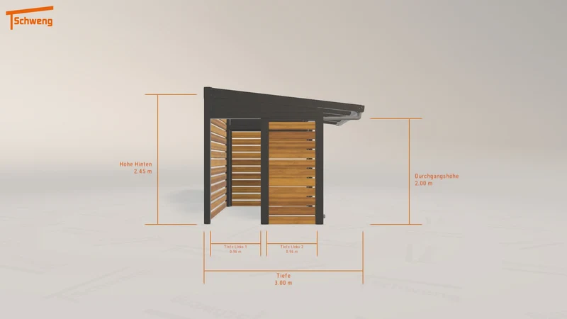 #DE Schweng Pultdachcarport S350 (ID bkdj9m) #MTG