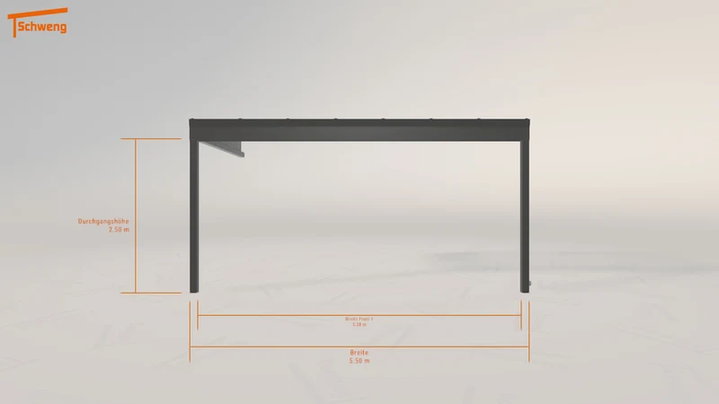 #DE Schweng Pultdachcarport S350 (ID pbv3q8)