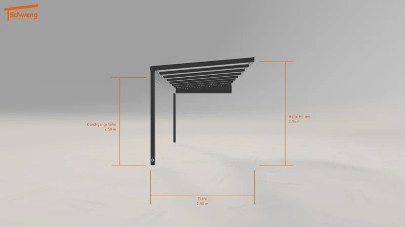 #DE Schweng Pultdachcarport S350 (ID pbv3q8)