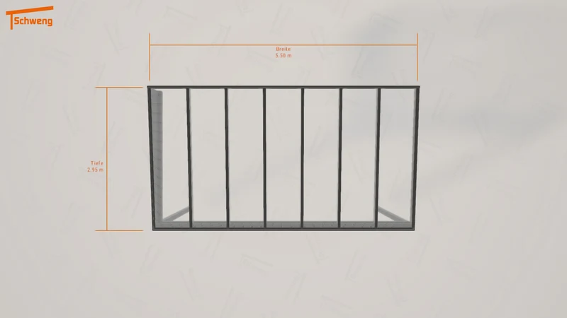 #DE Schweng Pultdachcarport S350 (ID pbv3q8)