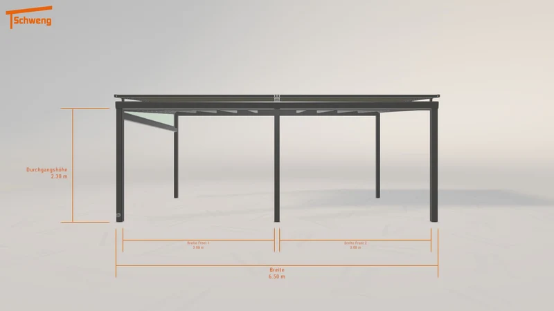 #CH Schweng Terrassenüberdachung S400 (ID bkd8g5)