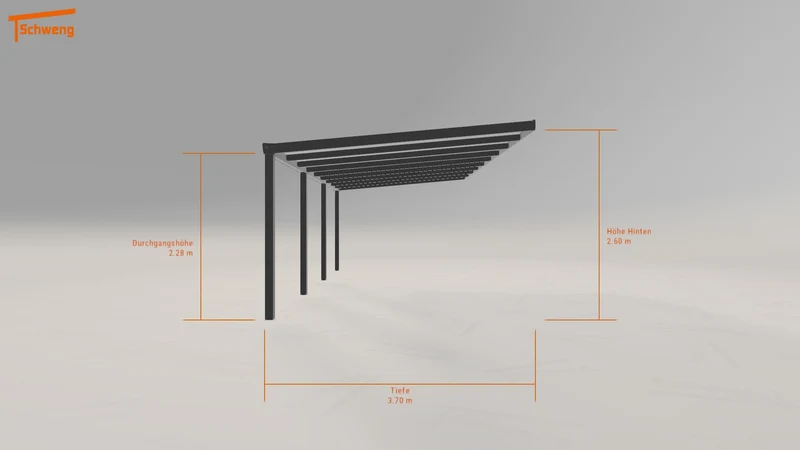 #DE Schweng Terrassenüberdachung S400 (ID 2q9xxq)