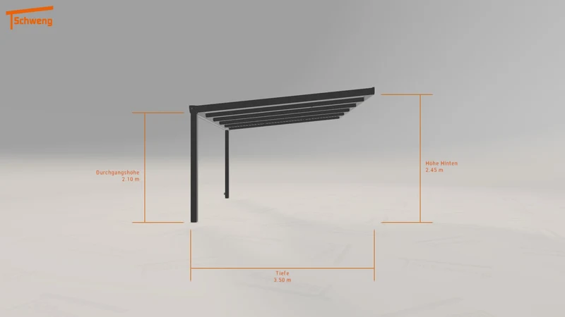 #DE Schweng Terrassenüberdachung S400 (ID 33y8gq)