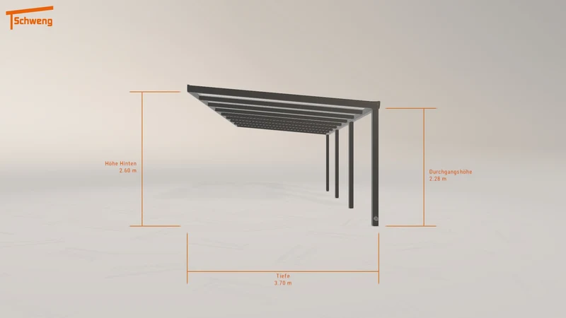 #DE Schweng Terrassenüberdachung S400 (ID zb3gk4)