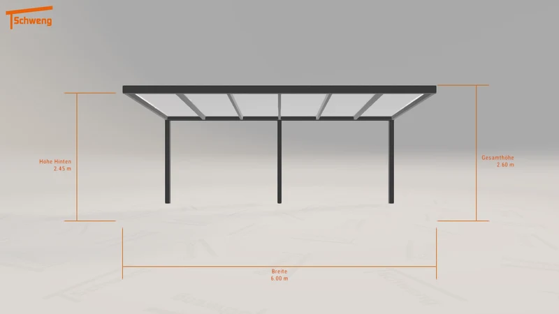 #DE Schweng Terrassenüberdachung S350 (ID 33y5kp)