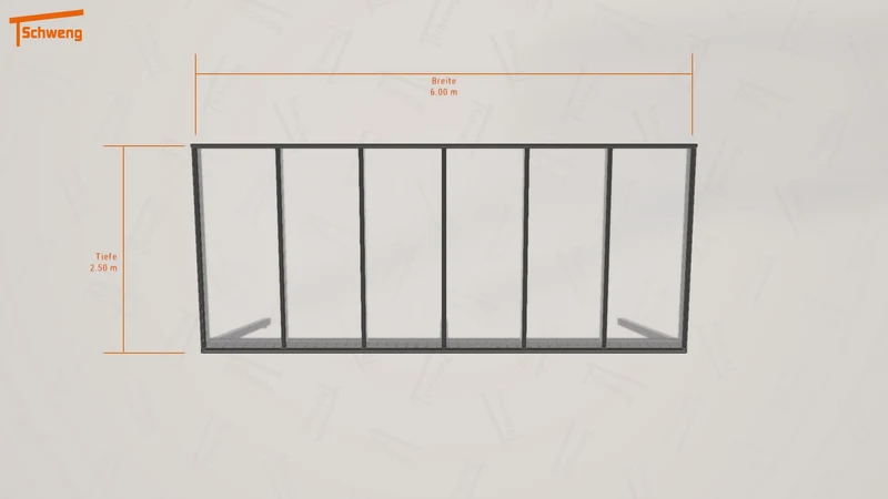 #DE Schweng Terrassenüberdachung S350 (ID 33y5kp)