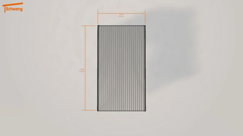 #DE Schweng Flachdachcarport C600 (ID 425xdv) #MTG