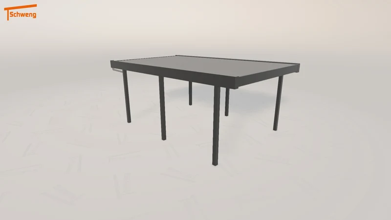 #DE Schweng Flachdachcarport C600 (ID mjvpzw) #MTG