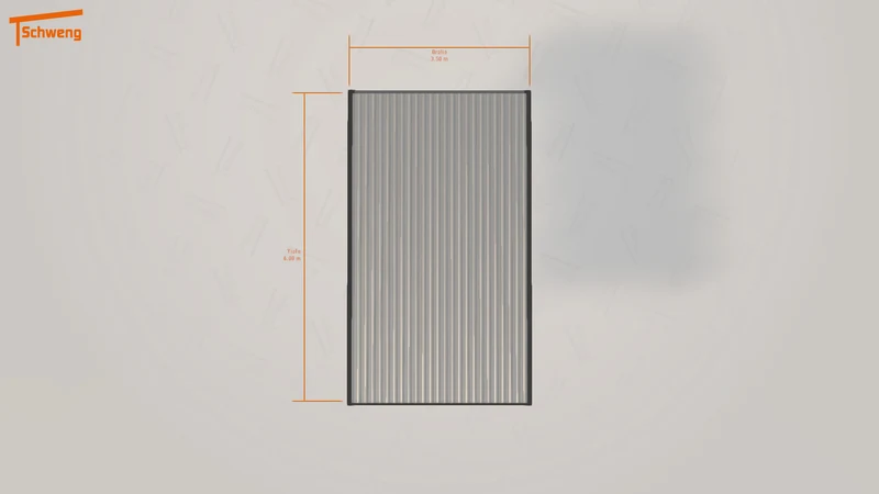 #DE Schweng Flachdachcarport C600 (ID mjvpzw) #MTG