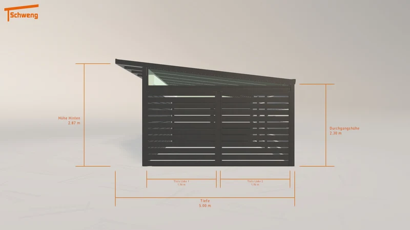 #DE Schweng Pultdachcarport S400 (ID n5vdkj) #MTG
