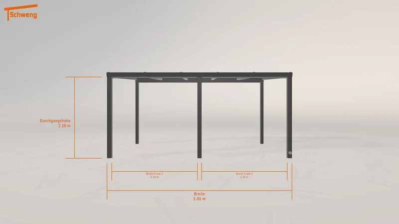 #DE Schweng Pultdachcarport S350 (ID 5m7vnw)
