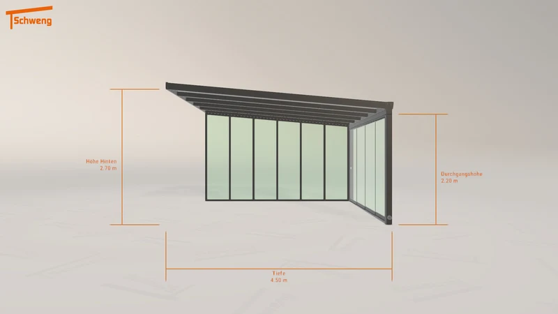 #DE Schweng Terrassenüberdachung S400 (ID 2q9m5j)