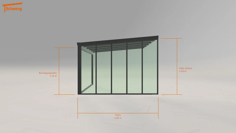 #DE Schweng Terrassenüberdachung S400 (ID 33yb7y)