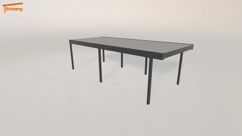 #DE Schweng Flachdachcarport C600 (ID w3jjxj)
