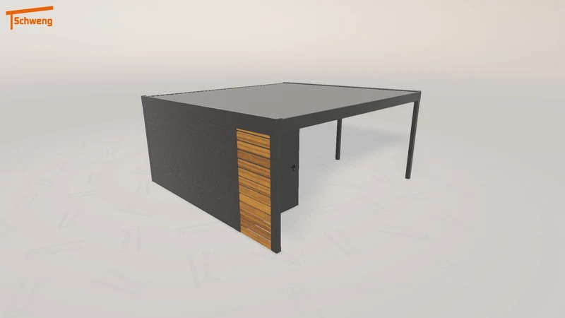 #DE Schweng Flachdachcarport C600 (ID 5m77z3) #MTG