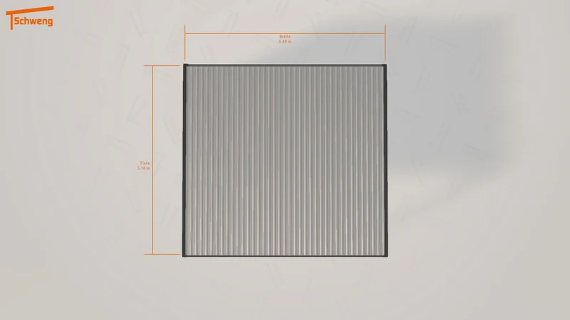 #DE Schweng Flachdachcarport C600 (ID qd9924) #MTG