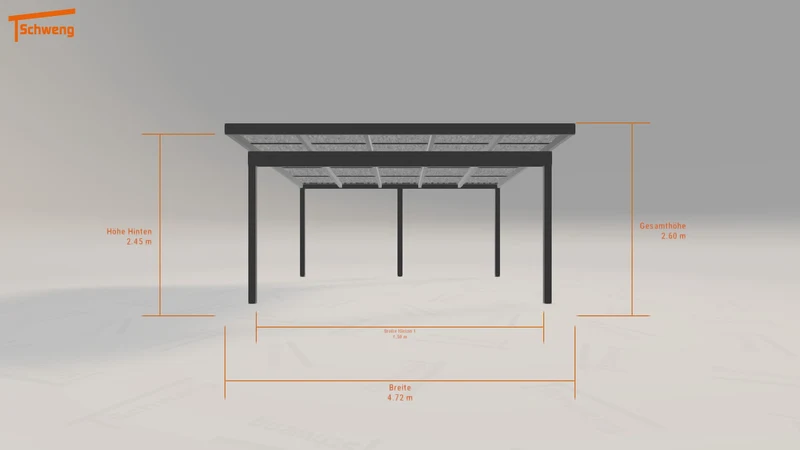 #DE Schweng Pultdachcarport S400 (ID x7zkxn)