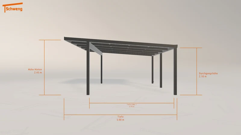 #DE Schweng Pultdachcarport S400 (ID x7zkxn)