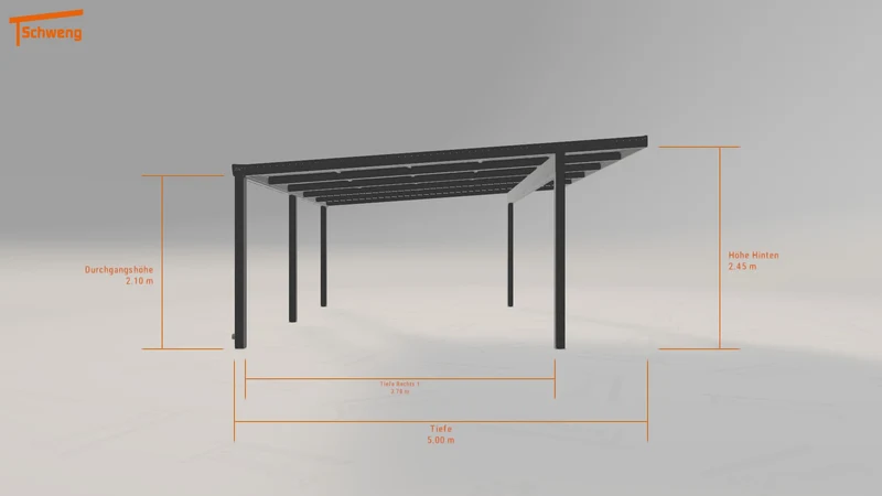 #DE Schweng Pultdachcarport S400 (ID x7zkxn)