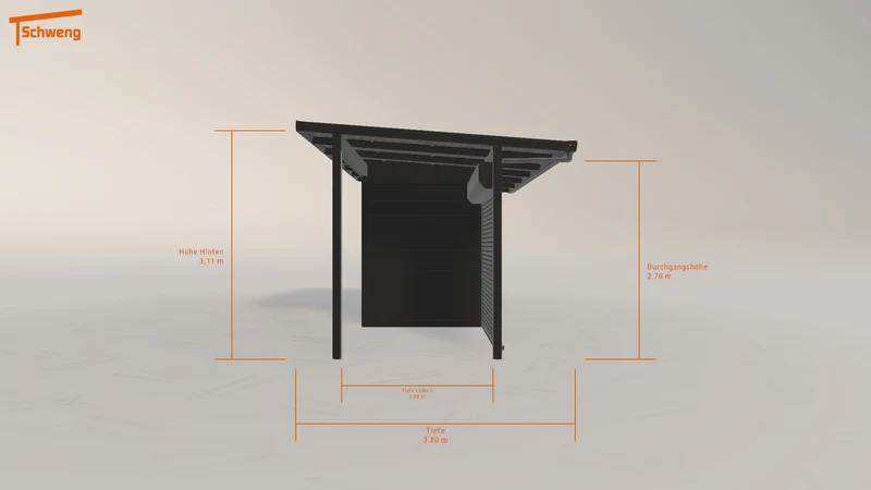 #DE Schweng Pultdachcarport S400 (ID w3jr2b) #MTG