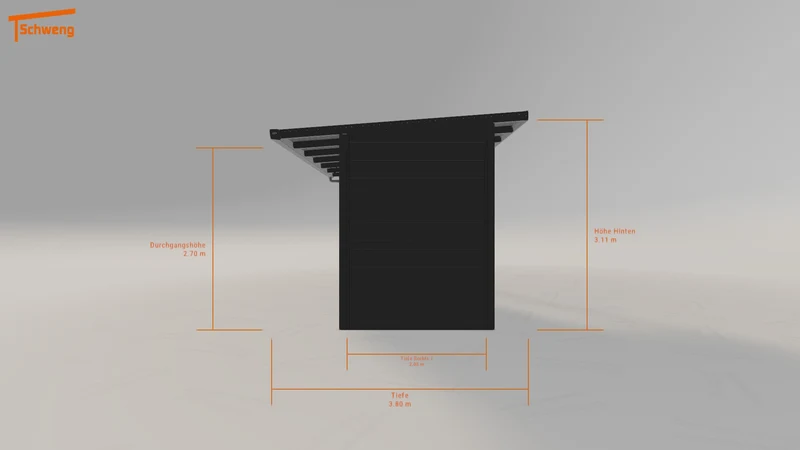 #DE Schweng Pultdachcarport S400 (ID w3jr2b) #MTG