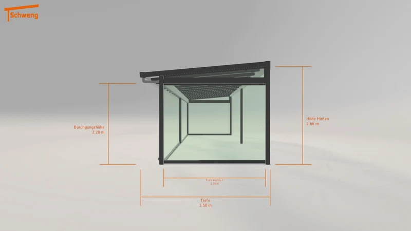 #DE Schweng Terrassenüberdachung S400 (ID qd9wjk)